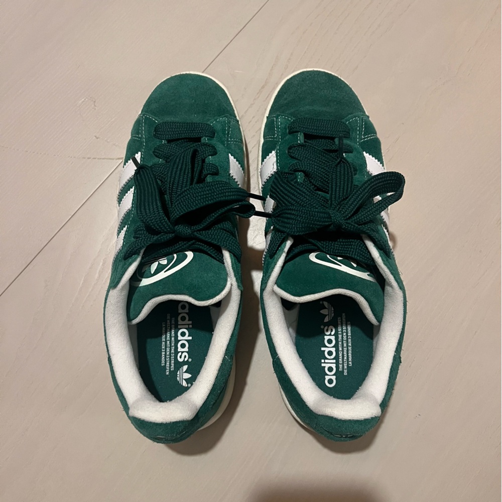 Adidas Campus 00s Green Sneakers, size 9 men’s, size 10.5 women’s